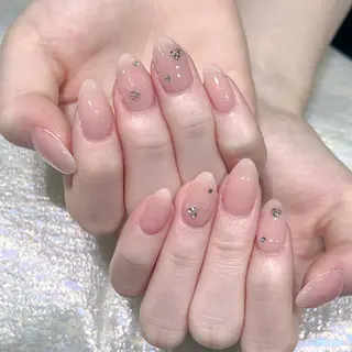 ネイル 長いだし/スカルプ/ パラシェルN.oneのネイルデザイン