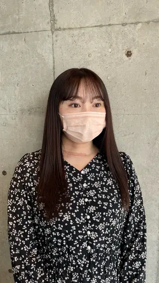 ロング カラー ミルクティーベージュ 新潟万代/MANA♡のヘアスタイル