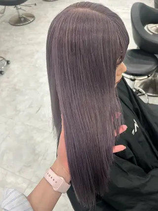 ロング 淡色ラベンダー♡ ニーナ🎀🦙のヘアスタイル