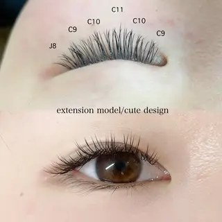 マツエク・マツパ beauty eye所属・中島 美月のマツエク・マツパデザイン