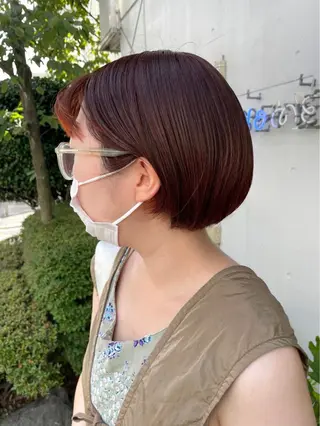 ショート カラー SALOWIN下北沢所属・hazuki 🌝のヘアスタイル