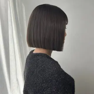 ミディアム カラー akane/ベージュ /オリーブ/ブラウンのヘアスタイル