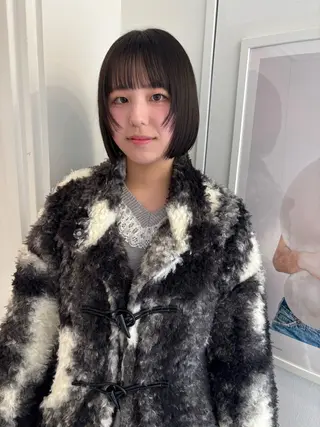 ショート riria/ボブ /ブラウンカラー🎀のヘアスタイル