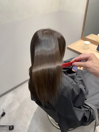 セミロング SALOWIN 栄３丁目店所属・福田 修平💎 髪質改善/美髪矯正のヘアスタイル