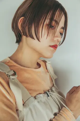 ショート カラー clan五反田所属・髪質改善、縮毛矯正 店長浅野太郎のヘアスタイル