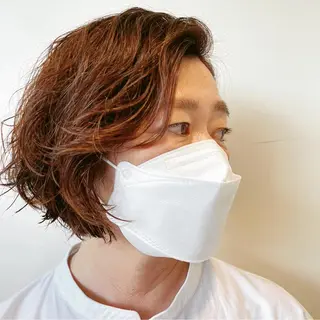 ショート パーマ ＵＨＡＩＲ香久山店所属・小酒井 智洋のヘアスタイル