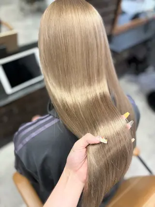 セミロング 艶髪ハイトーン🌙 /RINOのヘアスタイル