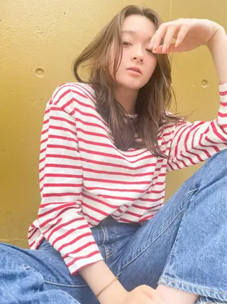 カラー MUSASHI ブリーチカラー◎のヘアスタイル