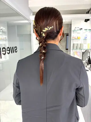 ヘアアレンジ Miyu🎀レイヤー ／透明感カラー🪽のヘアスタイル