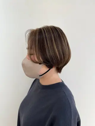 ショート カラー えんどう みほのヘアスタイル