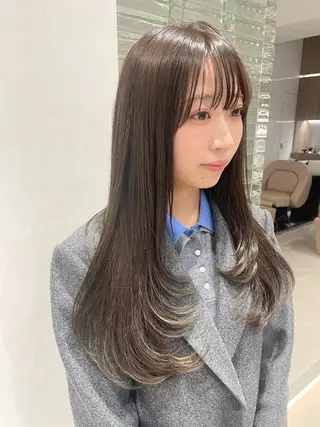 ロング カラー ヘアアレンジ SALOWIN原宿ash店所属・理想のハイトーンへ 🌙サイダサキのヘアスタイル