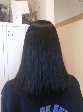 セミロング カラー 藤原仁美/レイヤー /透明感カラーのヘアスタイル