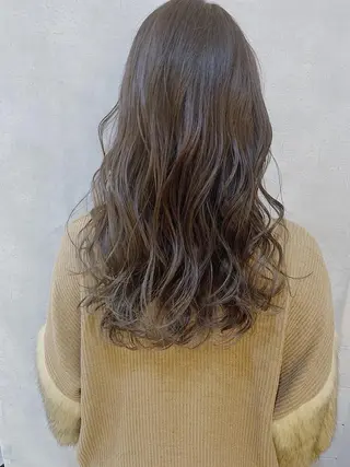 セミロング カラー MOU namba ムウナンバのヘアスタイル