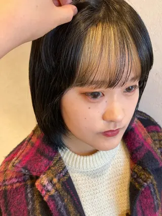 ショート nono/パーマ /顔まわりカット🐈のヘアスタイル