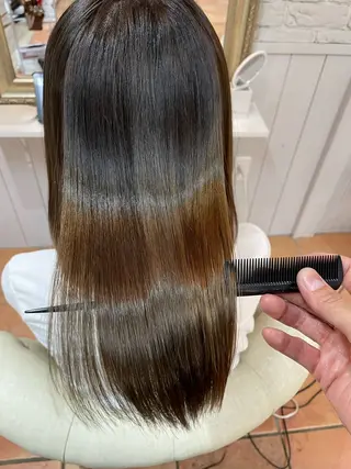 ミディアム 髪質改善美容室bokuno3号店所属・前髪生えぐせ直し♡ お顔周りカット☆スガのヘアスタイル