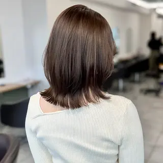 ミディアム カラー ブリーチなし/レイヤ ー特化🌈Tommyのヘアスタイル