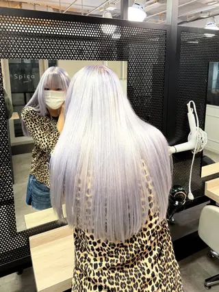 ロング カラー 🪽ハネエクステ🪽 羽エクステKENJIのヘアスタイル