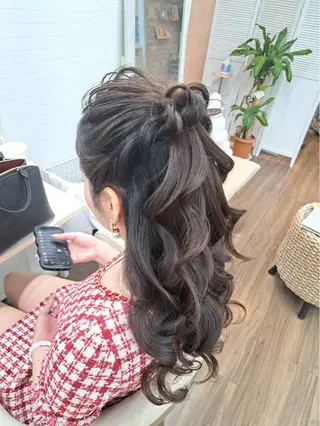 ロング ヘアアレンジ GLOSS 心斎橋 山上のヘアスタイル