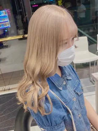 セミロング カラー ヘアアレンジ メンズ ダブルカラー特化💍 tiam💍韓国ヘアのヘアスタイル