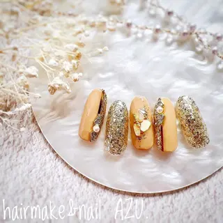 ネイル hair&nail ROOTS所属・ﾍｱﾒｲｸ&ﾈｲﾙ ♥️Azuのネイルデザイン