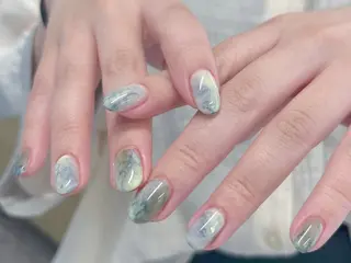 ネイル ETERNA Nail 銀座店【パラジェル/フィルイン/チップ長さだし/マグネット/ニュアンス】所属・ア カリのネイルデザイン