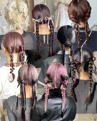 セミロング ヘアアレンジ 💫miyu💫デザ インカラー/アレンジのヘアスタイル