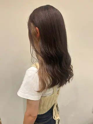 ロング カラー moi所属・野田 千聖のヘアスタイル