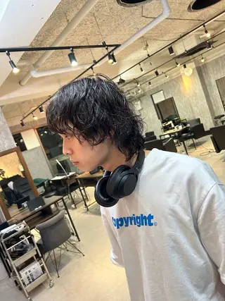 ミディアム パーマ TIDEHAIR SHOBUのヘアスタイル