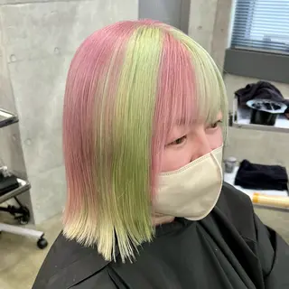 ショート ハイトーンカラー/ さらさのヘアスタイル