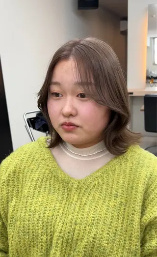 ミディアム カラー GRAN LUSSO岡山駅前【グランルッソ】所属・GRAN LUSSO 【MIHARU】のヘアスタイル