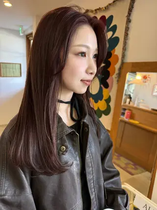 ロング カラー 中嶋 勇太のヘアスタイル