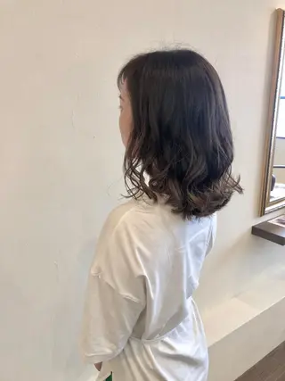 ミディアム カラー Hair make VERDA所属・宮下 耕平のヘアスタイル