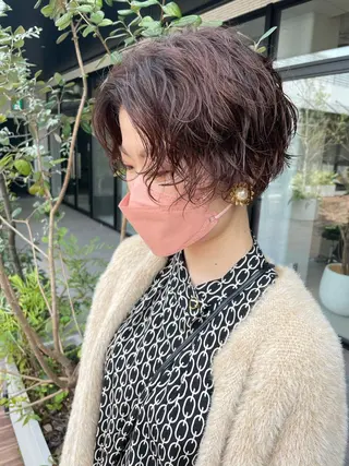 ショート パーマ クドウレイ fifth渋谷のヘアスタイル