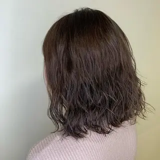 ミディアム カラー パーマ ヘアアレンジ 【Sweep】おじま のぞみのヘアスタイル
