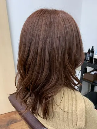 ミディアム カラー クセを最大限に活かす メンズパーマ奈良大祐のヘアスタイル