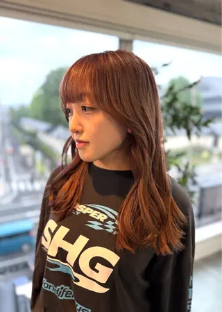 ミディアム 井口 陽来のヘアスタイル