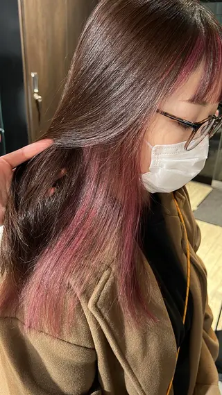 カラー 本田 歩のヘアスタイル