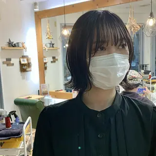 ミディアム カラー パーマ 海外レイヤー 🇺🇸/ヒナコのヘアスタイル