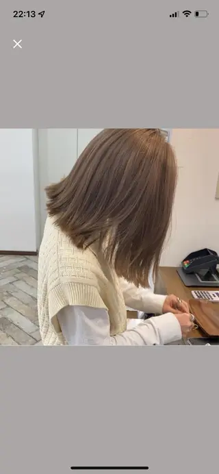 ミディアム カラー パーマ ヘアアレンジ メンズ キッズ ネイル マツエク・マツパ アイブロウ 髪質改善🇰🇷 レイヤーカット/梅田のヘアスタイル