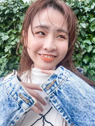 セミロング カラー 高橋 みく/ minim 暖色のヘアスタイル