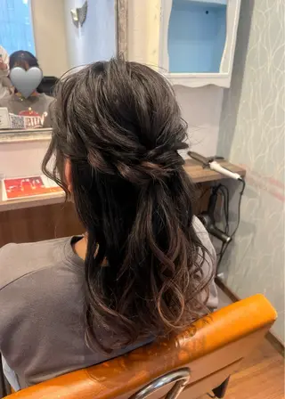 ヘアアレンジ Chocolat阿部野所属・なかじま ささらのヘアスタイル