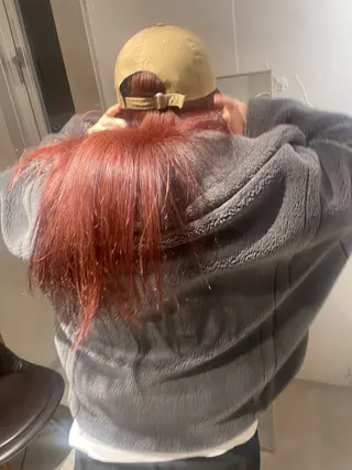 ロング カラー mei｜顔まわり ×透明感カラーのヘアスタイル