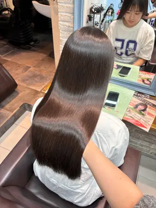 ロング カラー 🎀オリーブベージュ /minami🎀のヘアスタイル