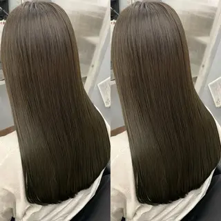 ロング カラー ブリーチ無しダブル カラー🦕まどかのヘアスタイル