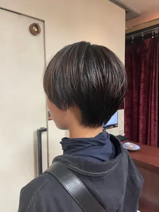 ショート ミニボブ/カット モデル/渋谷/ 宍戸のヘアスタイル