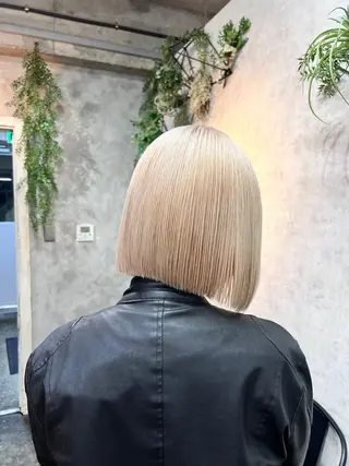 ショート カラー apollo yokohama所属・バレイヤージュ横浜 ハイライトのヘアスタイル