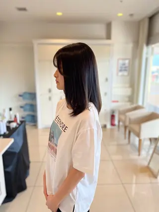 セミロング 金子 直樹のヘアスタイル