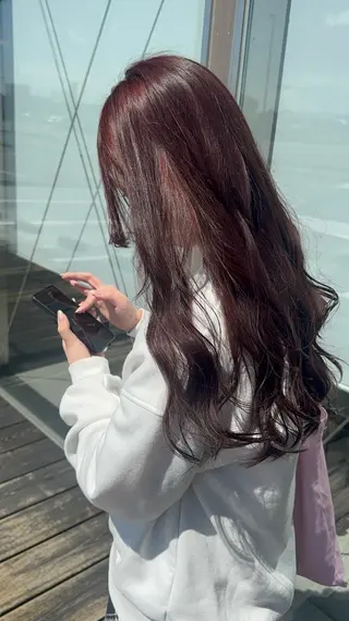 ロング カラー 【earth】 伊桜莉のヘアスタイル