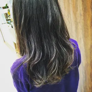 ミディアム セミロング ロング 透明感♡︎♡︎ 佐々木早苗のヘアスタイル