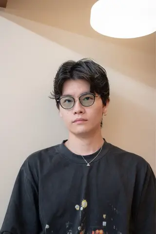 ミディアム カラー パーマ メンズ 🔗メンズサロン🔗 Kieのヘアスタイル